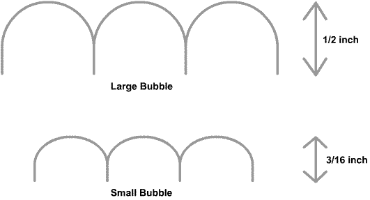 bubble wrap sizes
